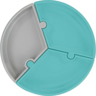 Oioi Puzzle Tabak - Aqua Green / Powder Grey