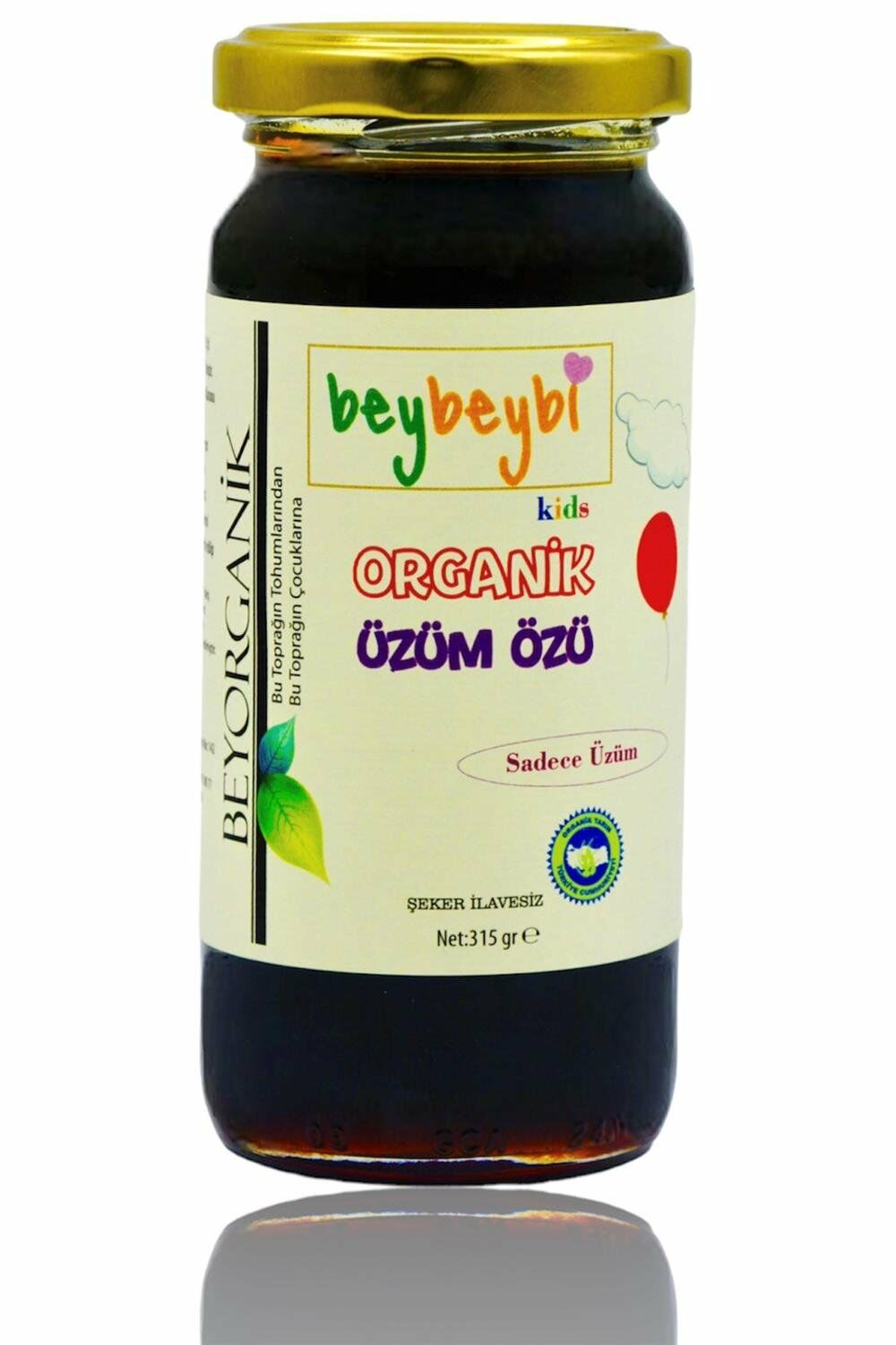 Beyorganik Beybeybi Organik Üzüm Özü 315 gr