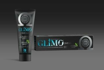 SKT:11/2023 Glimo Omega Huş Ağacı Kömürlü ve Karbonlu Doğal Diş Macunu 75ml + Diş Fırçası Hediye