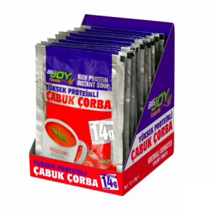 Bigjoy Proteinli Çabuk Çorba Kremalı Domates 30 gr 12 Adet