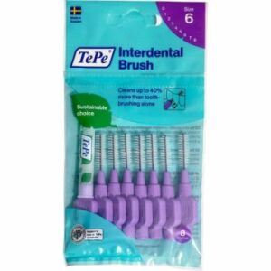 Tepe Arayüz Fırçası Mor 1,1 mm Size 6 - 8'li Paket