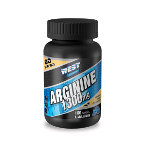 West Nutrition L-Arjinin 1300 L-Arginine 80 Servis Kapsül 160'lı