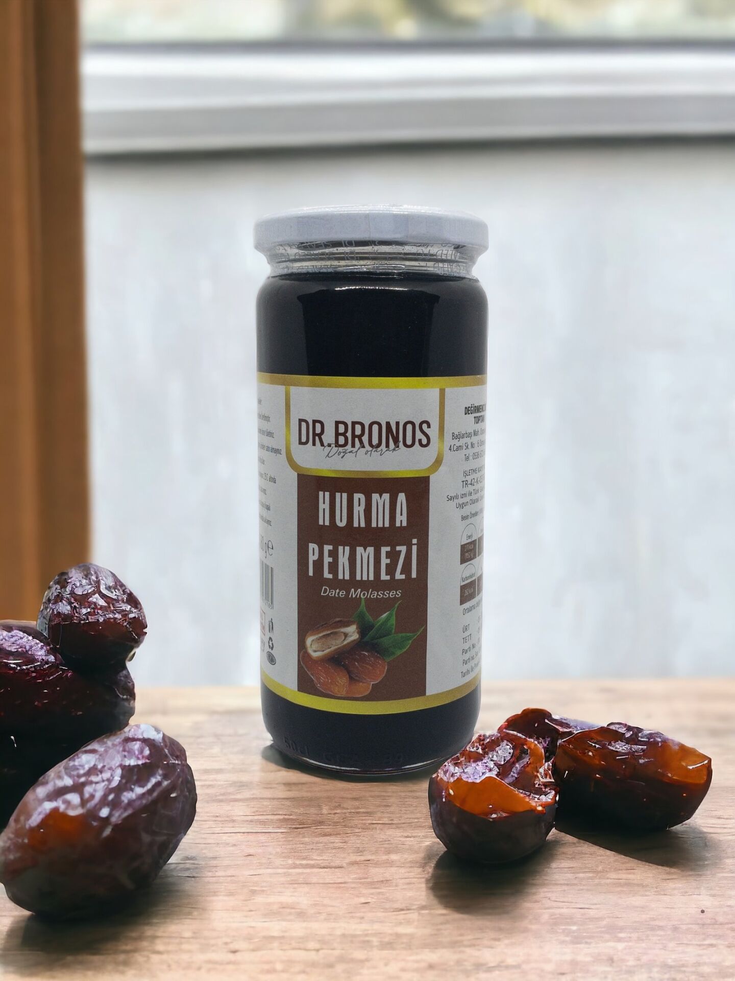 Dr. Bronos Hurma Pekmezi Cam Kavanoz 640 gr