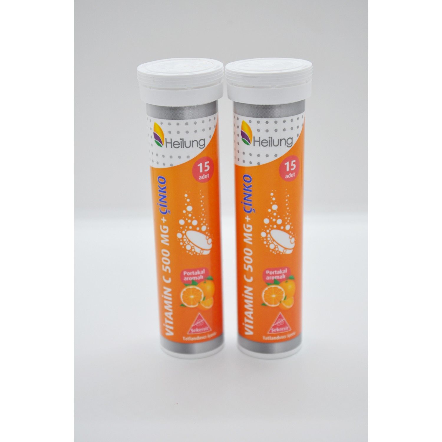 Heilung C Vitamin 500 mg 15 Efervesan Tablet - 2 Adet