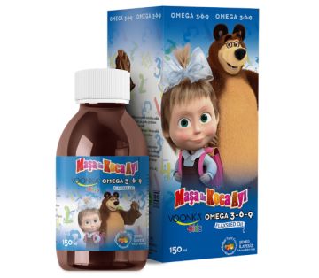 Voonka Kıds Masa Ve Koca Ayı Vegetable Omega 3-6-9 Flax Oıl