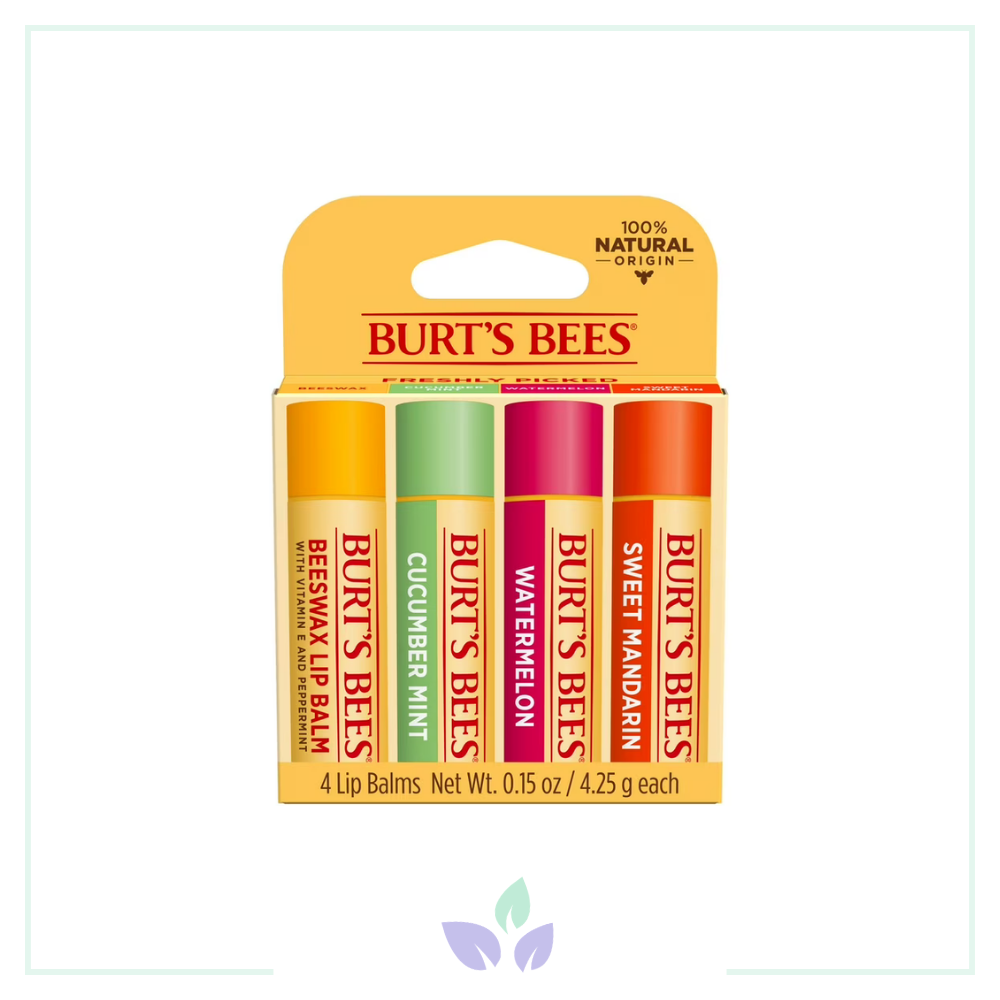 Burt's Bees Lip Balm Assorted 4,25 gr - 4'lü Pack