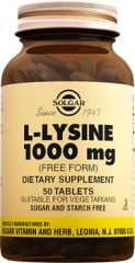 Solgar L-Lysine 1000 Mg 50 Tablet