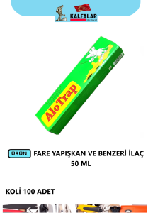 Alo Trap Fare Yapışkanı 50 ml