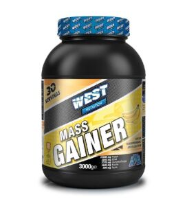 West Nutrition Mass Gainer Karbonhidrat Tozu Çilek Aromalı 30 Servis 3000 gr