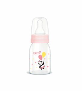 Bebsi 327 Cam Biberon 125 ml - Pembe