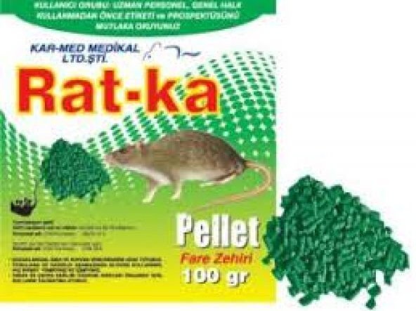 Ratka Pellet Fare Zehiri Yemi 100 gr