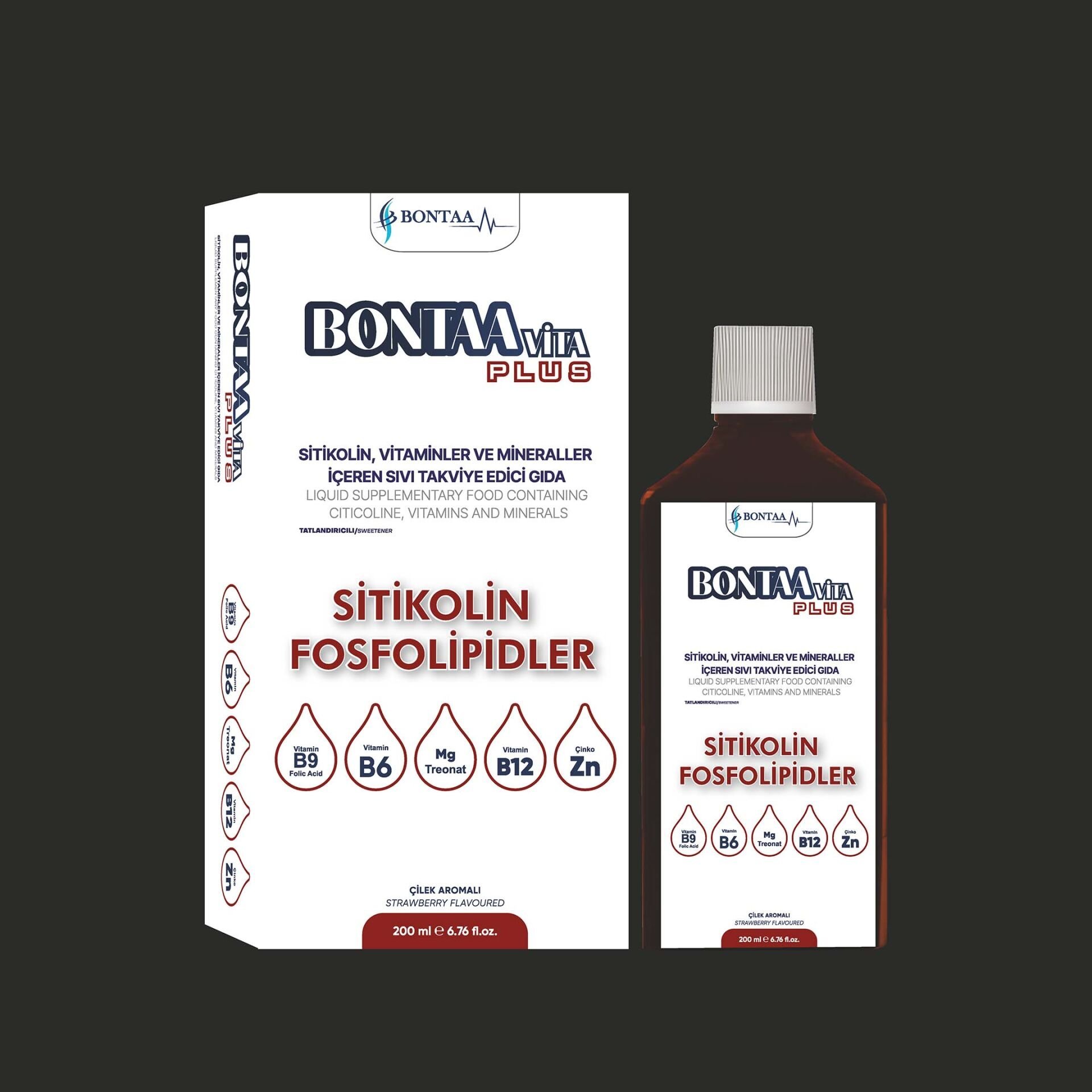 Bontaa Vita Plus Sitikolin Fosfolipidler 200 ml