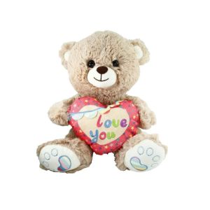 Vardem Oyuncak Pjh2324 Peluş Kalpli Ayı Love You 30 cm