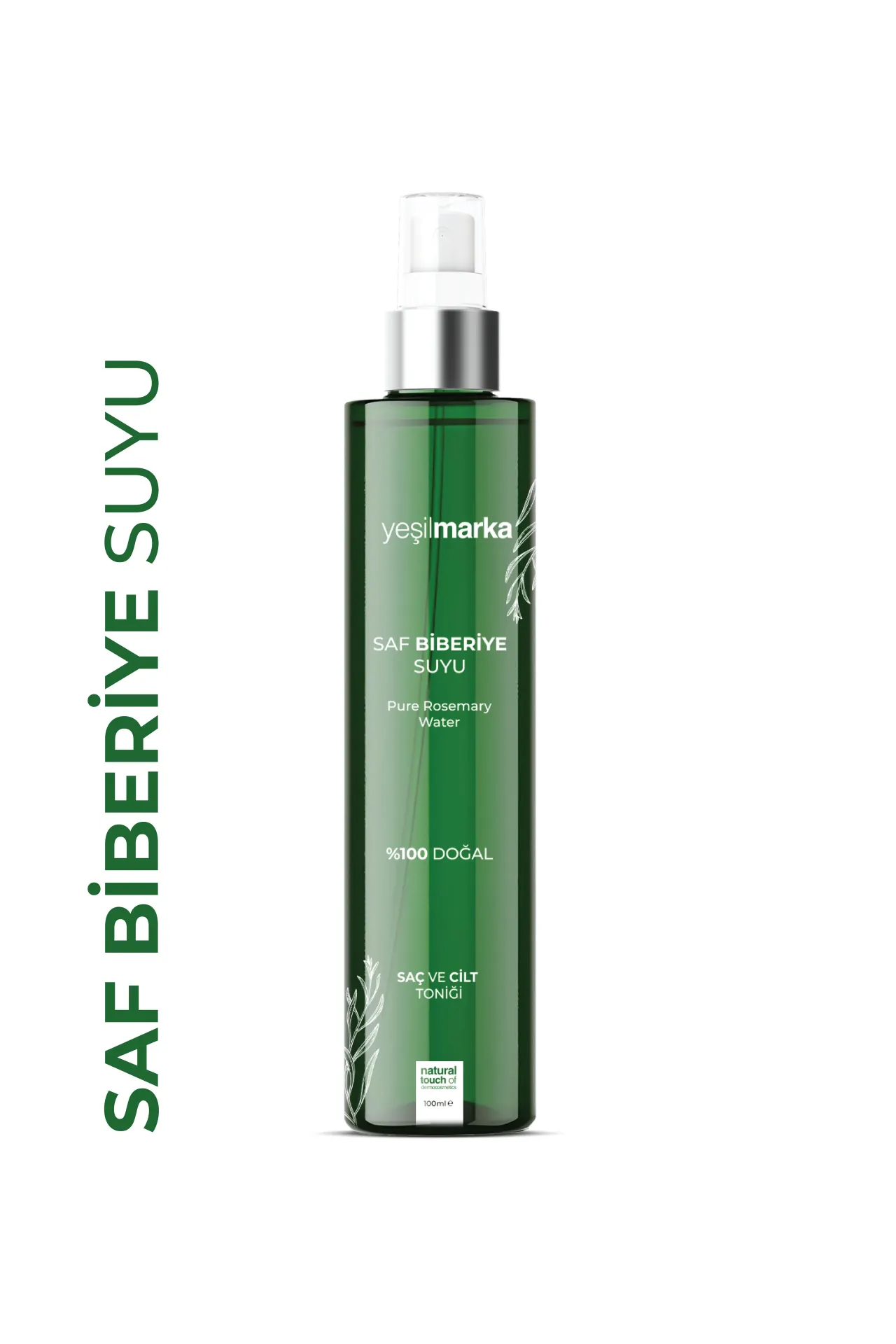 Yeşilmarka Doğal Saf Biberiye Suyu 100 ml