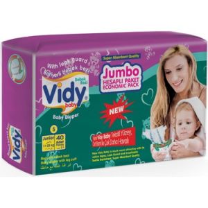 Vidy Baby Bebek Bezi Jumbo No: 5 11-25 kg - 40 Adet