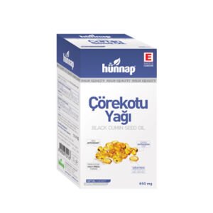 Hünnap Çörekotu Yağı 650 mg 60 Yumuşak Tablet