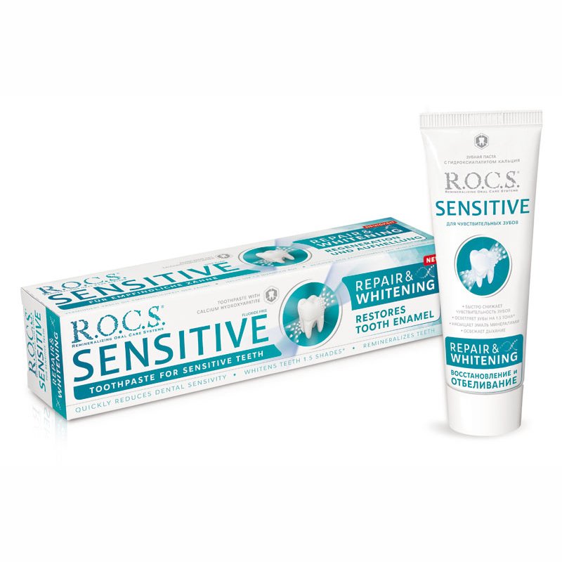 R.O.C.S Sensitive Repair Whitening Beyazlatıcı Diş Macunu 94 g