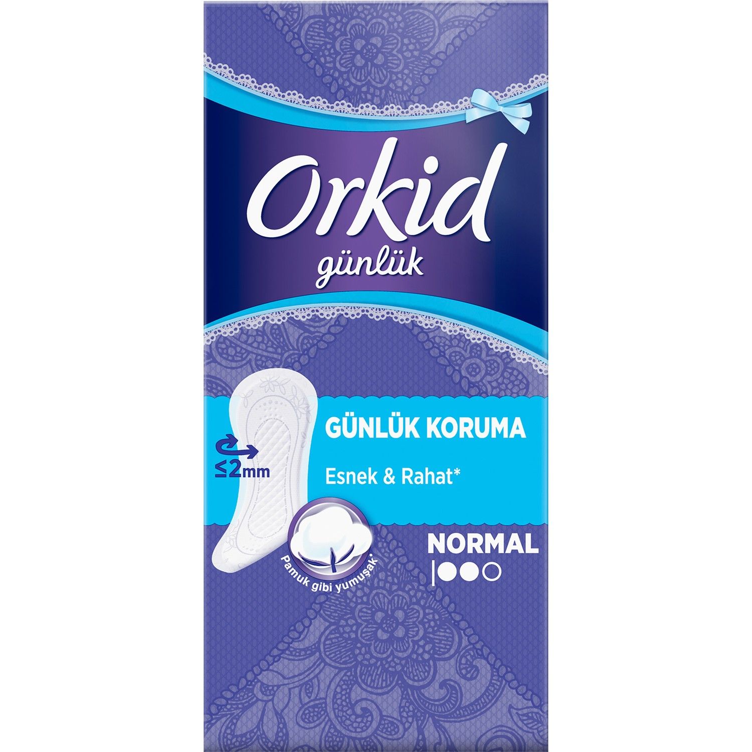 Orkid Günlük Koruma Esnek & Rahat Normal 20'li