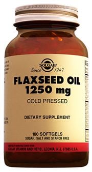Solgar Flaxseed Oil 1250 Mg 100 Softjel