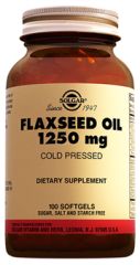 Solgar Flaxseed Oil 1250 Mg 100 Softjel