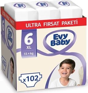 Evy Baby Çocuk Bezi No: 6 102'li