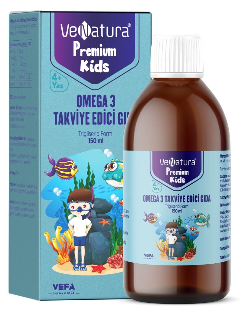 VENATURA PREM KIDS OMEGA3 150ML