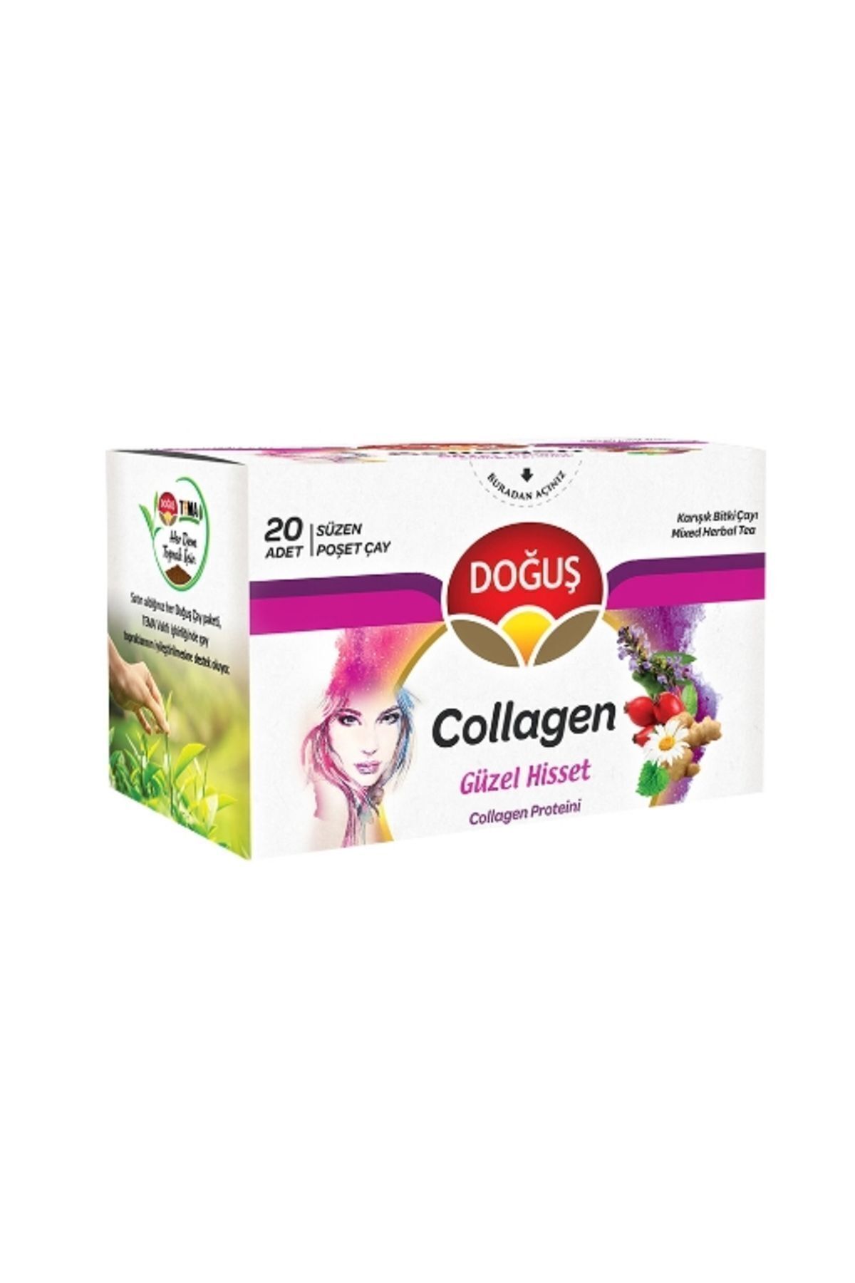 Doğuş Çay Doğuş Collagenli Bitki Çayı 20'li 30 gr