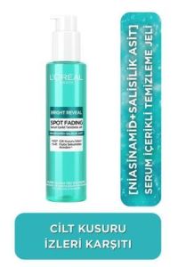 L'Oreal Paris Bright Reveal Cilt Kusuru İzi Karşıtı Serum İçerikli Temizleme Jeli Niasinamid Salisilik Asit 150 ml