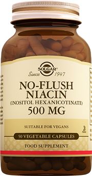 Solgar No Flush Niacin 500 Mg 50 Kapsül