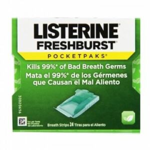 Listerine Freshburst Damak Strips Tekli 24 Yaprak