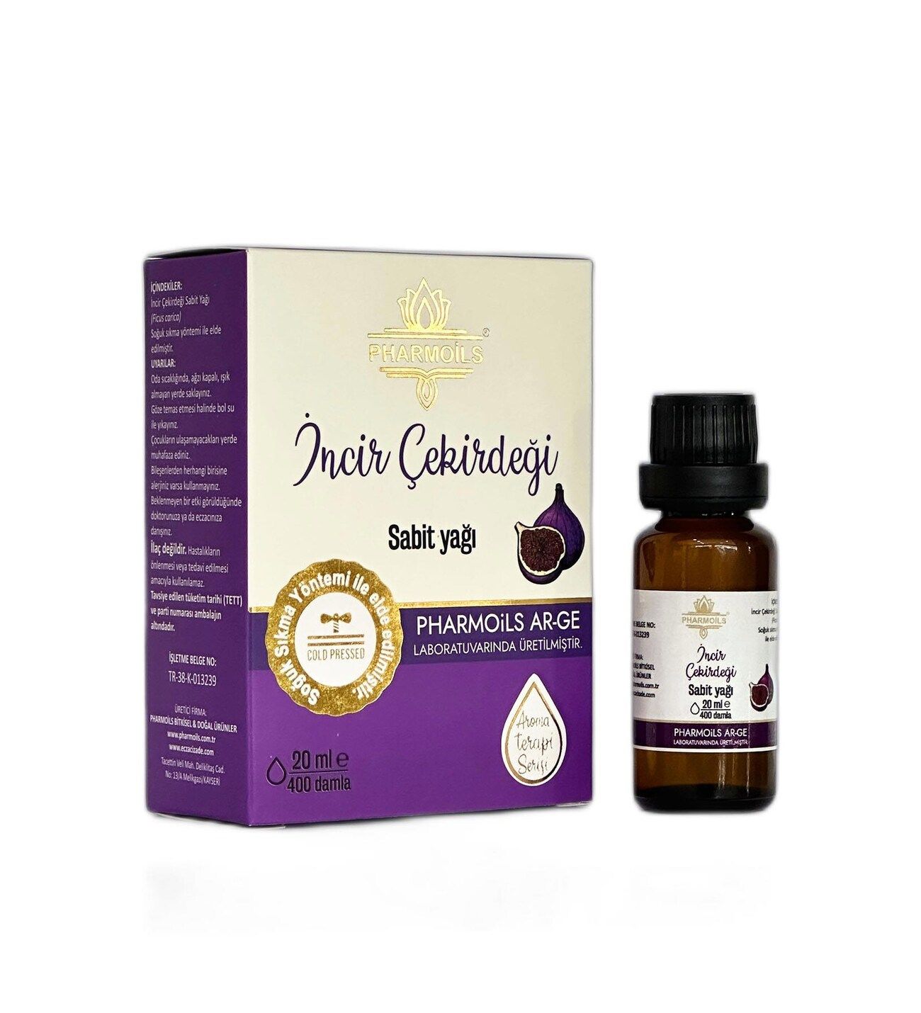 Pharmoils İncir Çekirdeği Yağı 20 ml