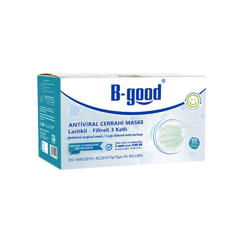 Bgood Antıvıral Maske 50 Lı