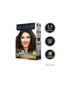 Sea Color Saç Boyası 3/4 Koyu Kestane