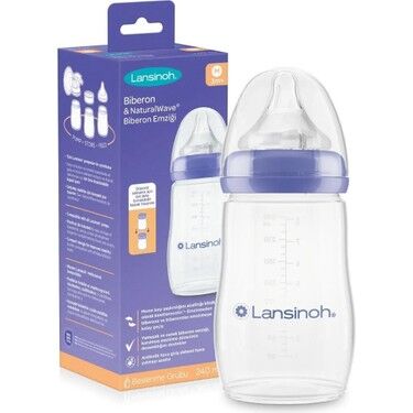 Lansinoh Natural Wave Biberon 240 ml