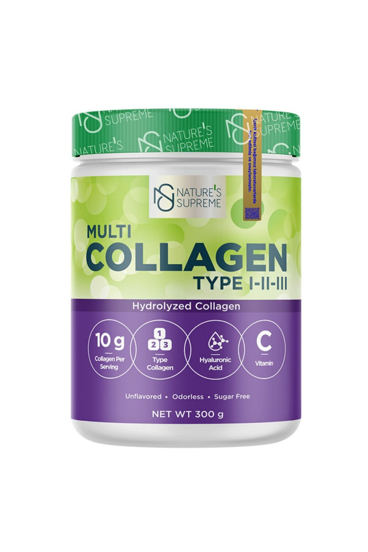 Nature's Supreme Multi Collagen Powder 300 gr Aromasız