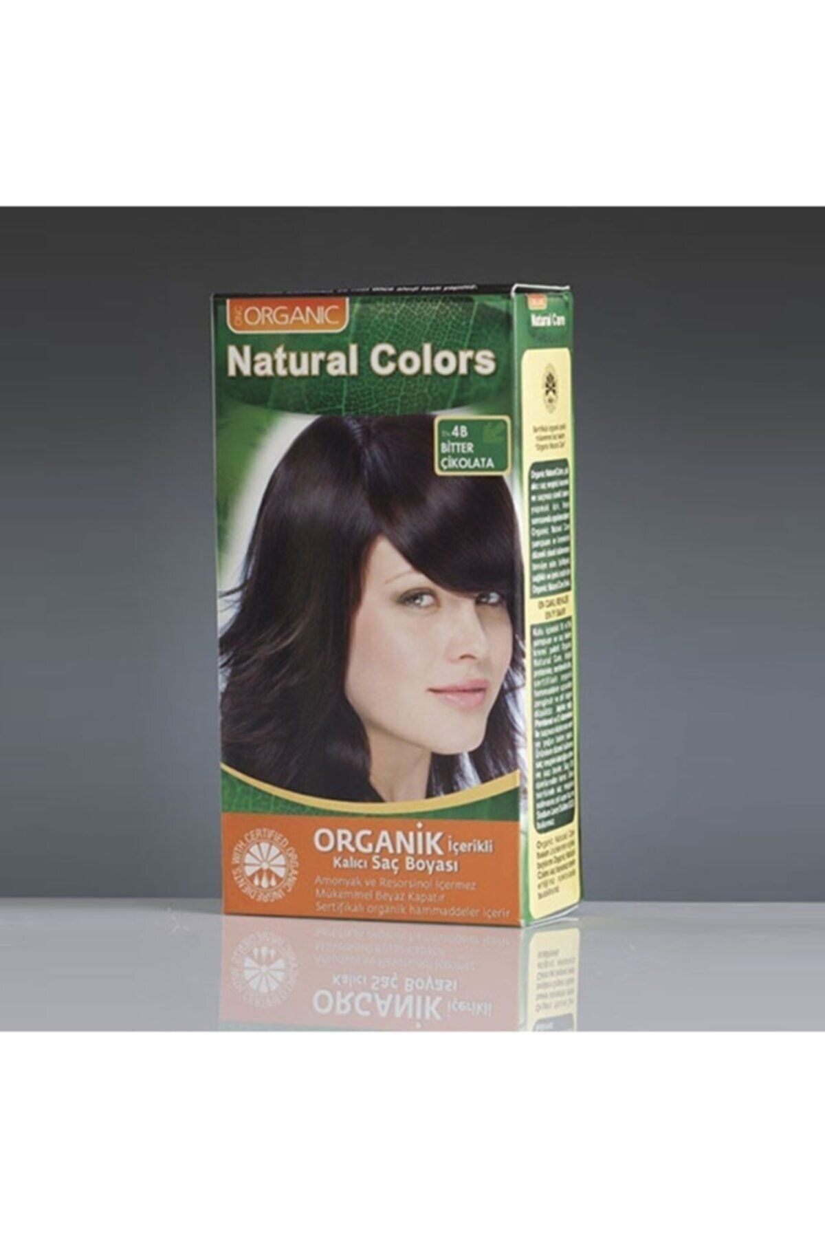 Organic Natural Colors Organik İçerikli Saç Boyası 4B Bitter Çikolata