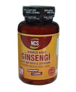 Ncs Kırmızı Kore Ginseng Alıç Arı Sütü Lepidyum 120 Tablet