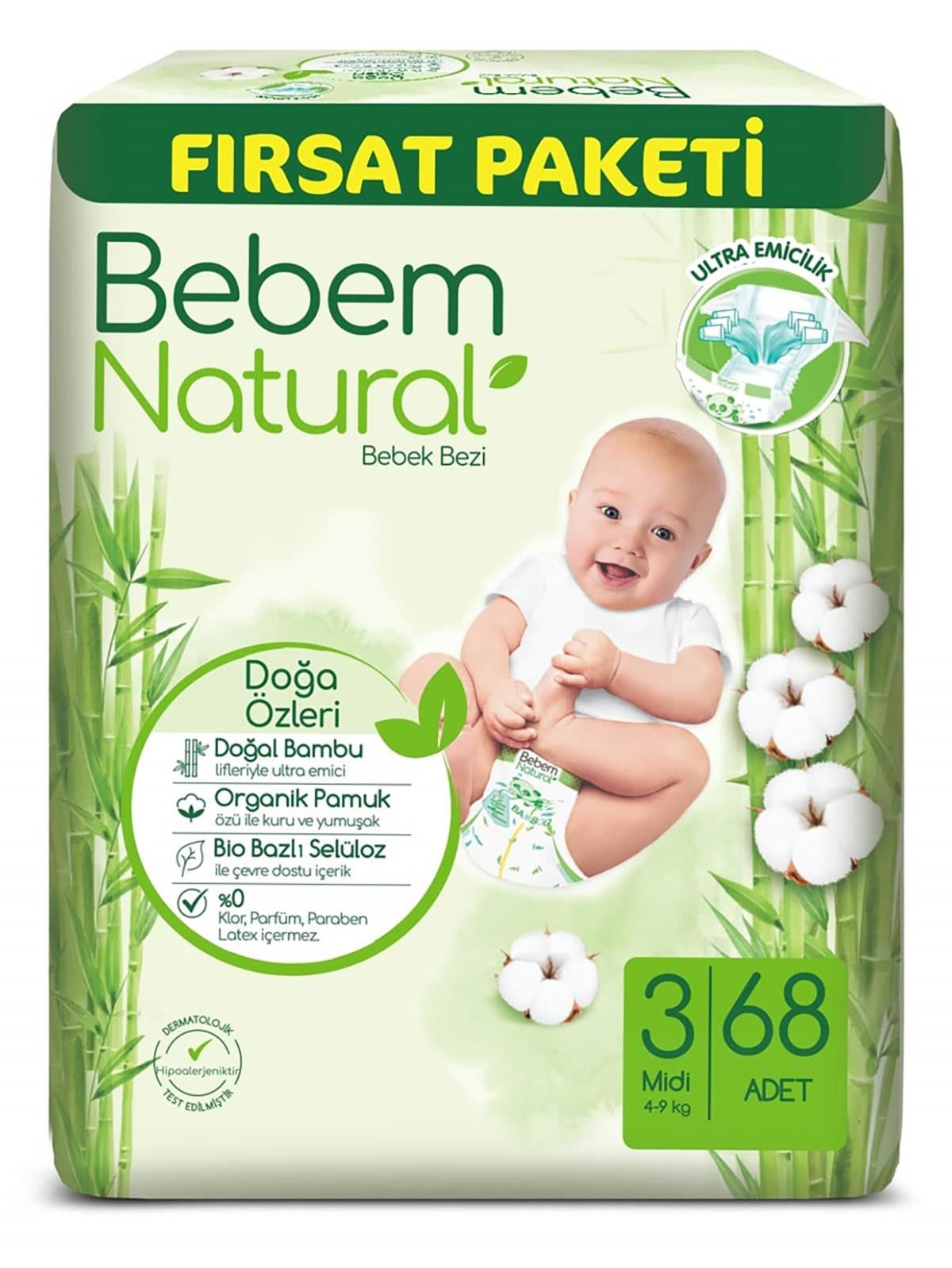 Bebem Natural Fırsat Paketi No: 3 68'li