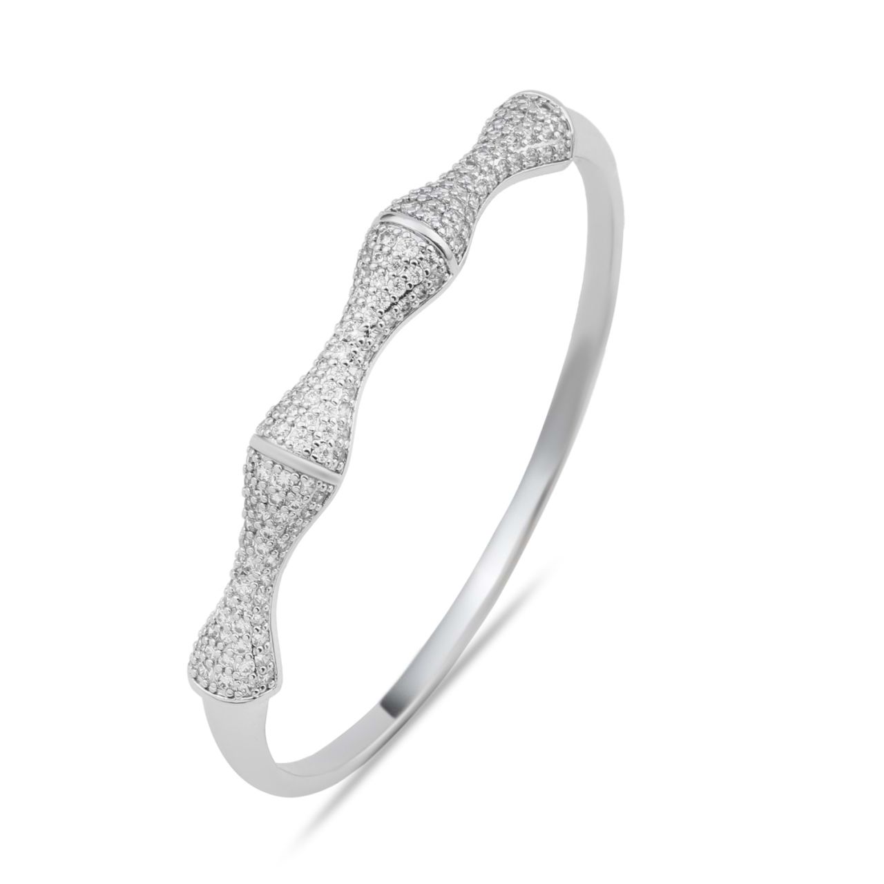 Xuping Zirkon Taşlı Kelepçe Bileklik 1194-8