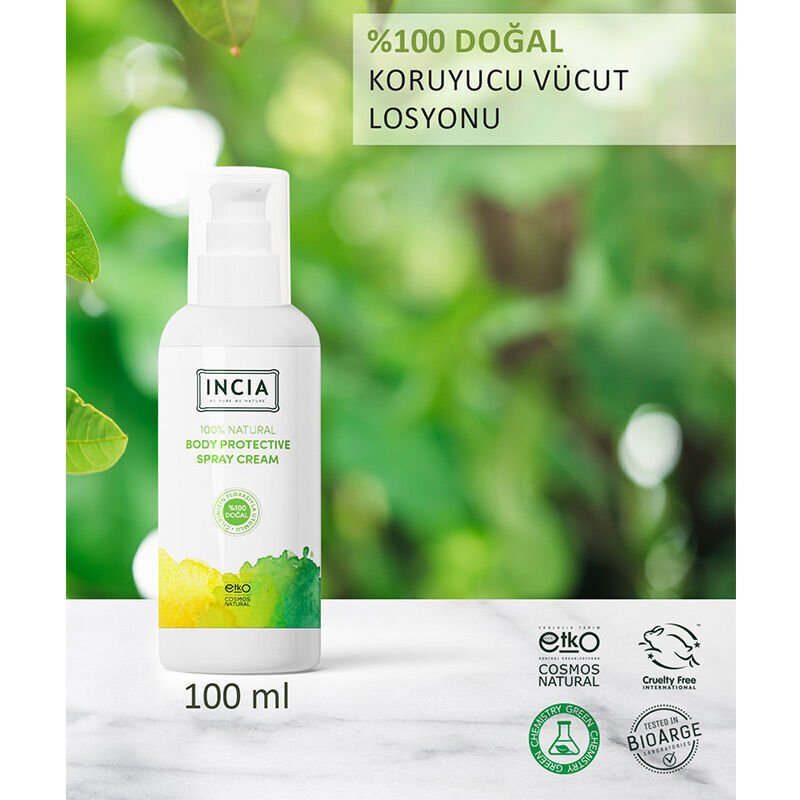 Incia % 100 Natural Body Protective Sinek Kovucu Losyon 100 ml
