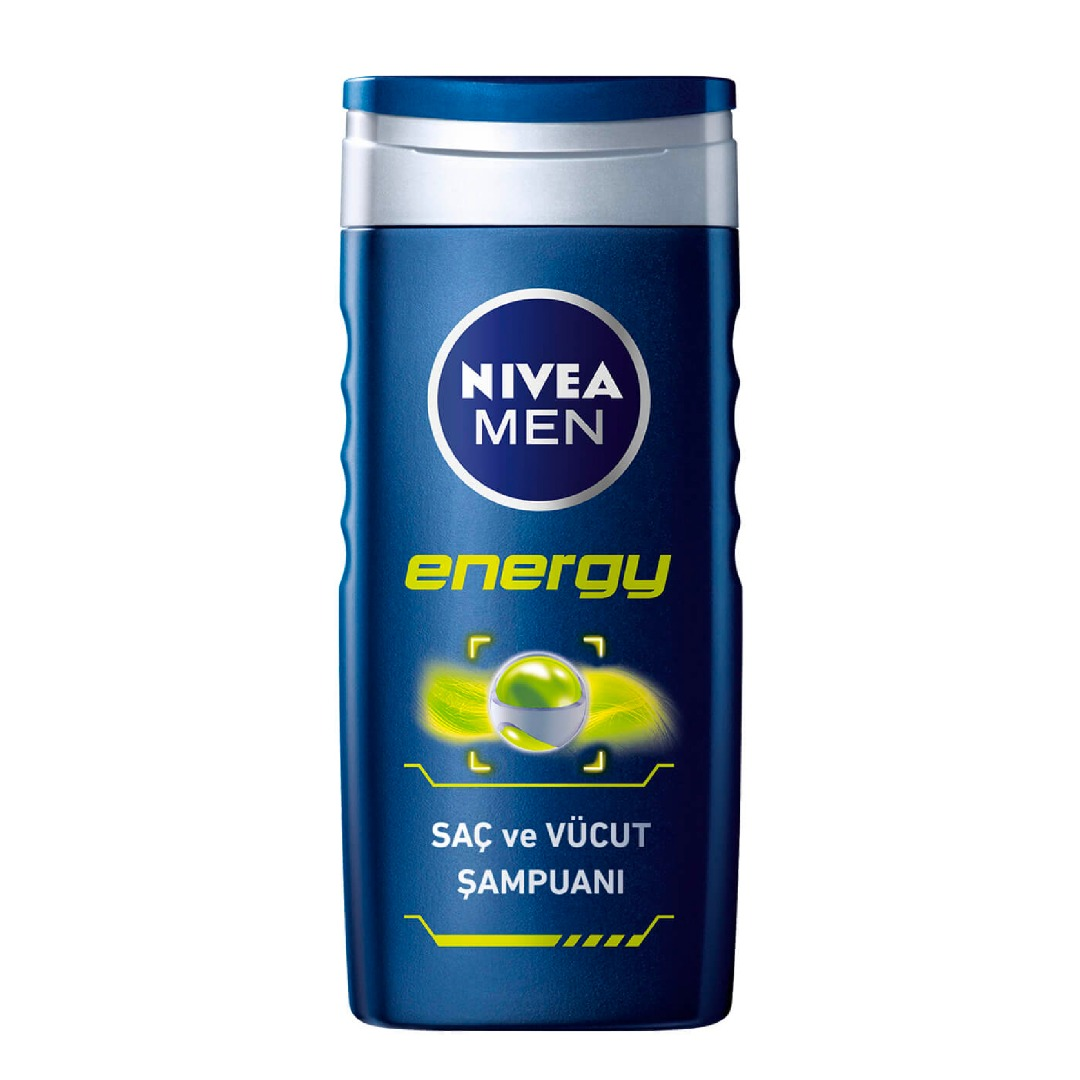 Nivea For Men Shower Gel Energy 2'si 1 Arada 500 ml