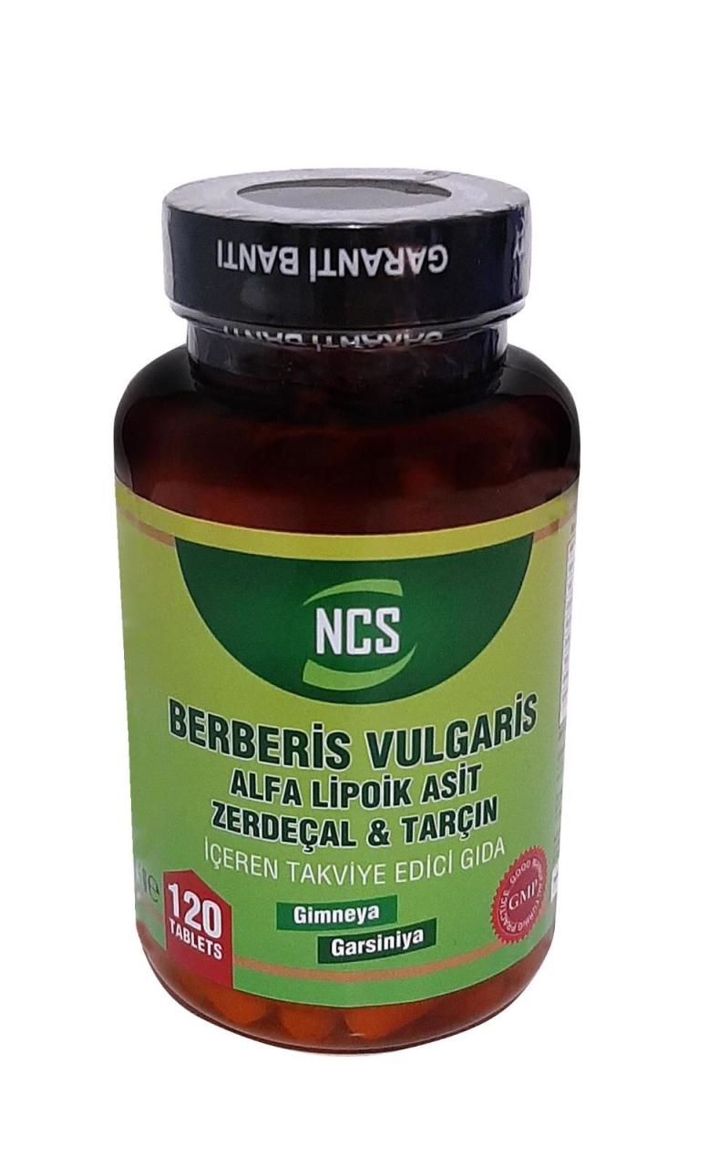 Ncs Berberis Vulgaris Alfa Lipoik Asit Zerdeçal Tarçın 120 Tablet