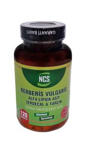Ncs Berberis Vulgaris Alfa Lipoik Asit Zerdeçal Tarçın 120 Tablet