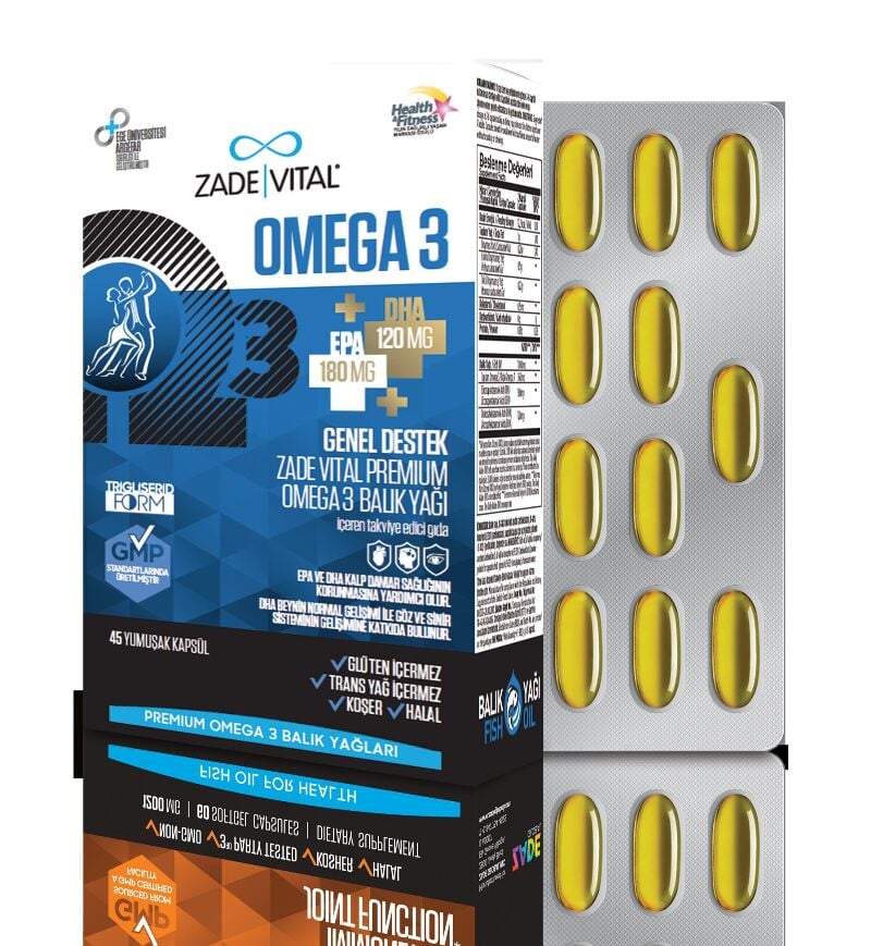ZADE VITAL OMEGA3 GENELDES 45 CAP.