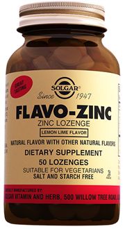 Solgar Flavo-Zinc Lozenges Pastil 50 Tablet