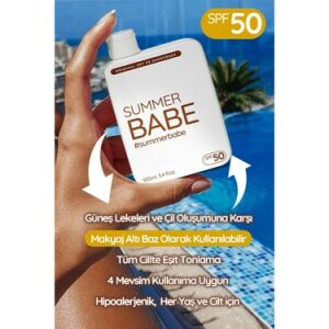Summerbabe Leke Karşıtı SPF50+ Güneş Kremi 100 ml