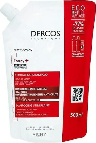 Vichy Dercos Energising Saç Dökülmesine Karşı Şampuan 500 ml