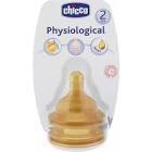 Chicco Fizyolojik Biberon Emziği 2 Ay+ Akış Ayarlı Kauçuk