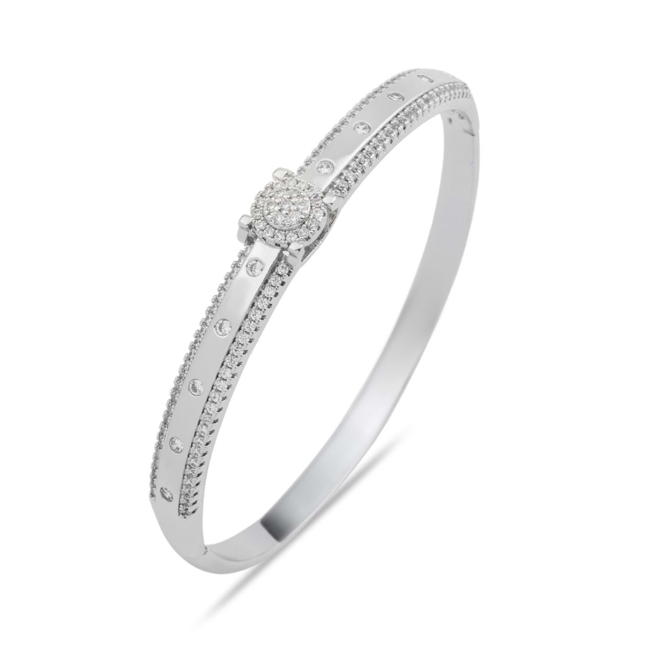 Xuping Zirkon Taşlı Kelepçe Bileklik 1194-17