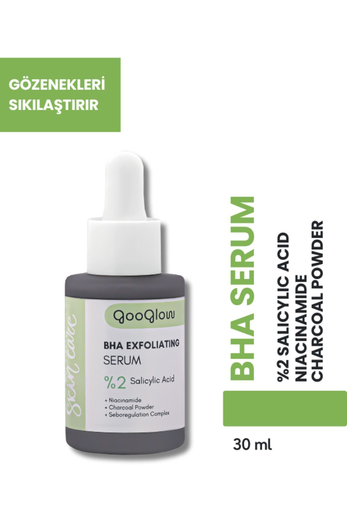 Googlow BHA Exfoliating Serum Akneye Eğilimli Ciltler İçin Peeling Etkili Serum 30 ml